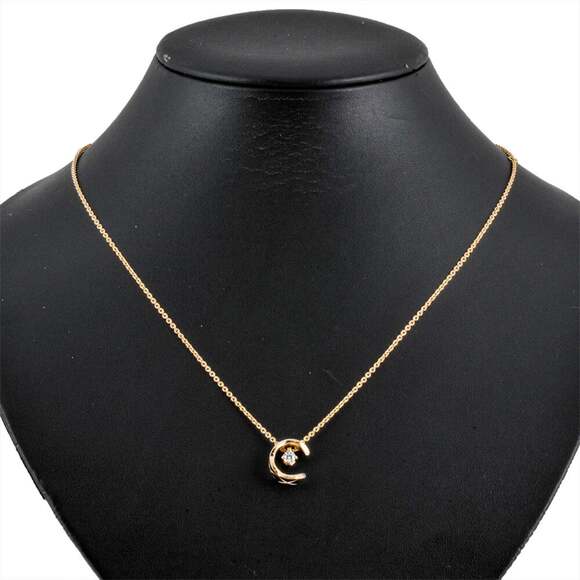 CHANEL Coco Crush Diamond Necklace J12102 18KPG 7.9g Pink Gold Beige Women's - Picture 8 of 9